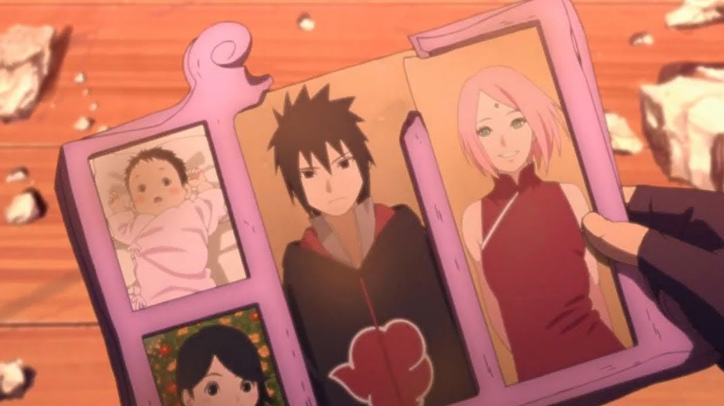 Sarada Sasuke And Sakura in Pictures in Boruto