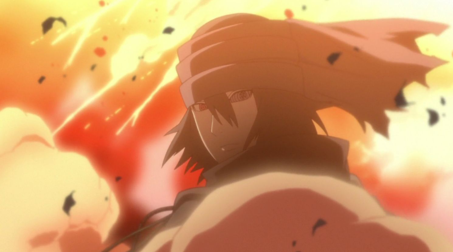 Sasuke Stops A Meteor In The Last Naruto The Movie