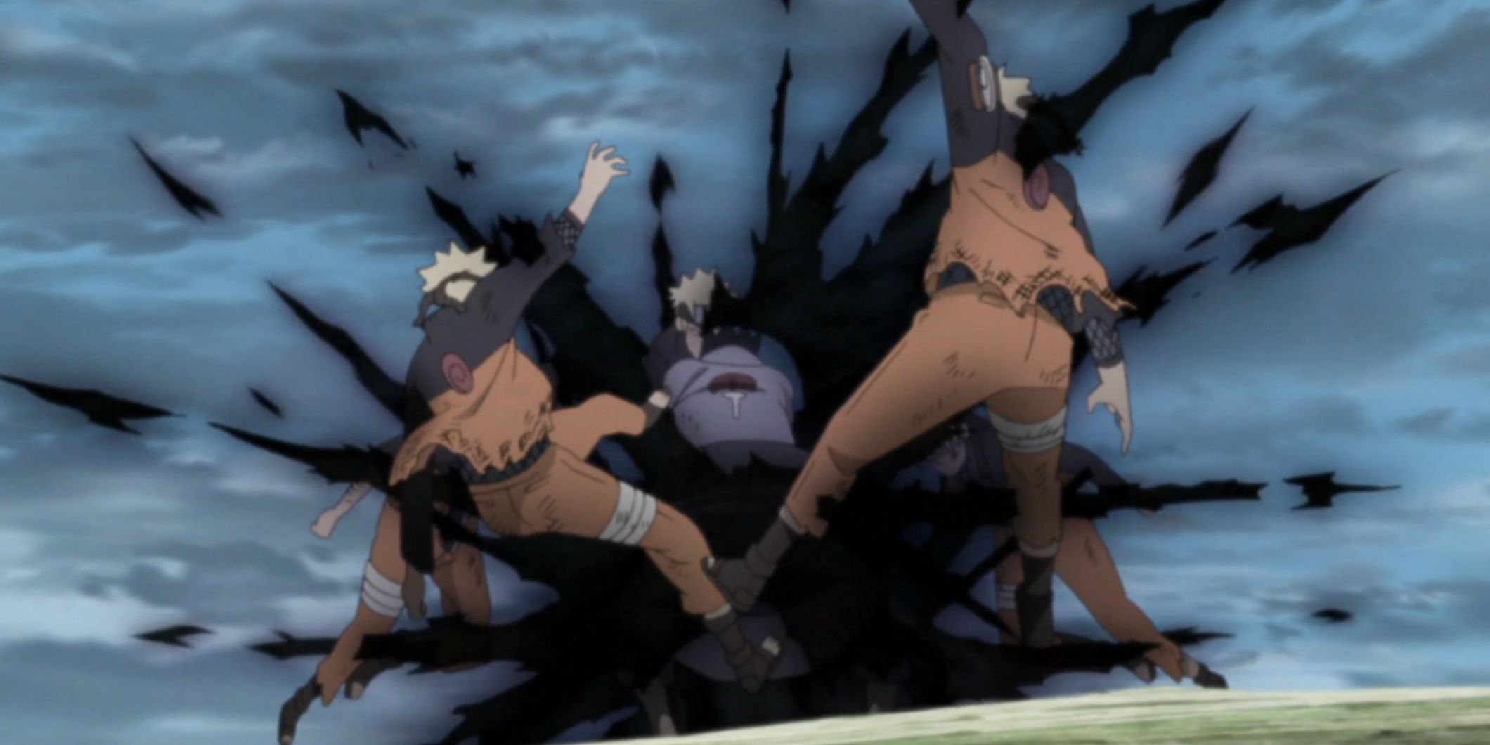 Sasuke uses Blaze Release Honoikazuchi against Naruto