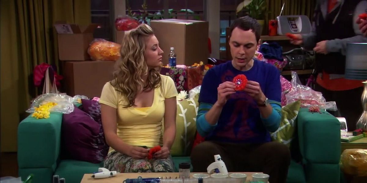Sheldon Cooper and Penny make Penny Blossoms in The Big Bang Theory