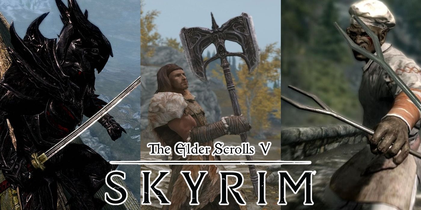 Skyrim: 12 Worthless Weapons Everyone Uses