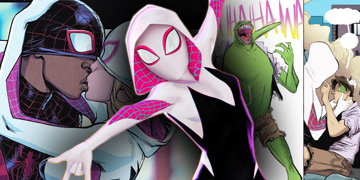 Spider-Gwen's Comic Backstory (& What The Spider-Verse Movie Changes)