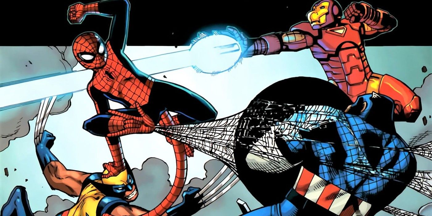 Spider-Monkey fights the animal Avengers in the comics