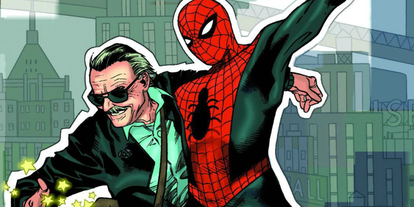Stan Lee and Spider-Man
