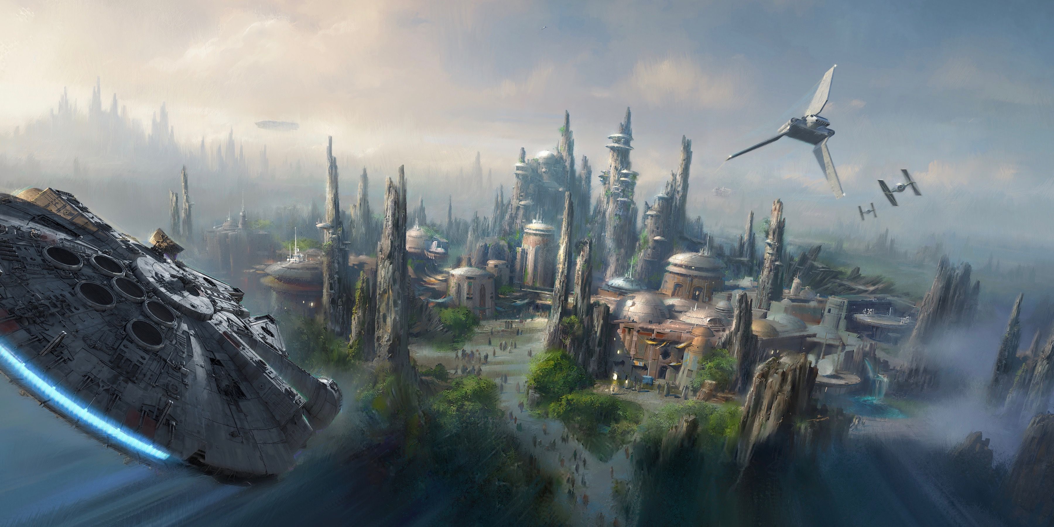 Star Wars Galaxy's Edge Concept Art