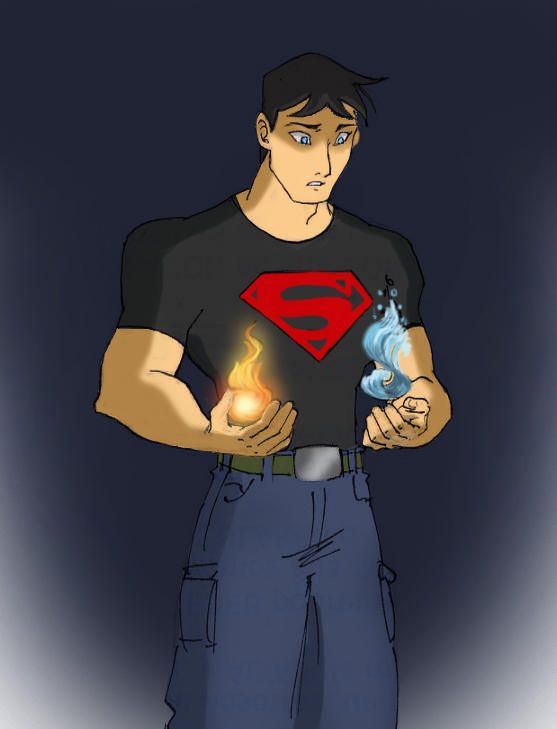 Superboy as the new Avatar by greenapplefreak on Deviantart