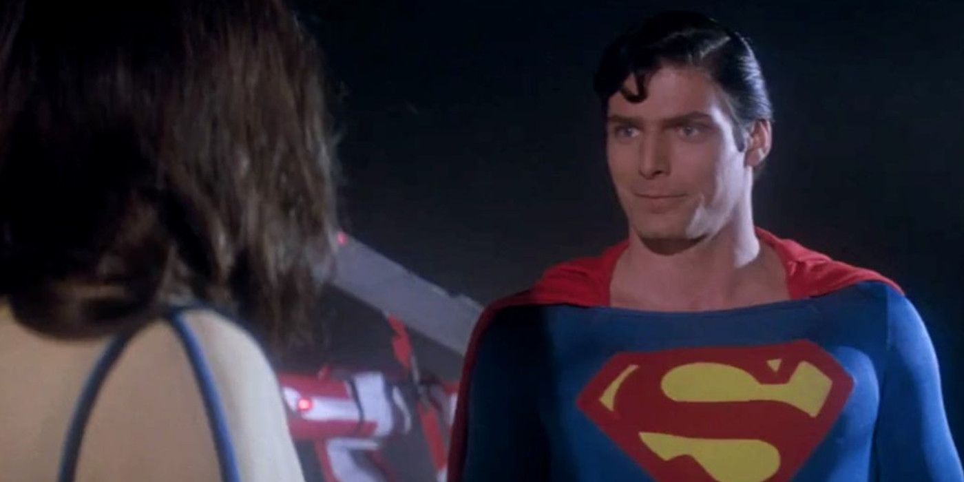Superman flirting with Lois in Superman The Movie