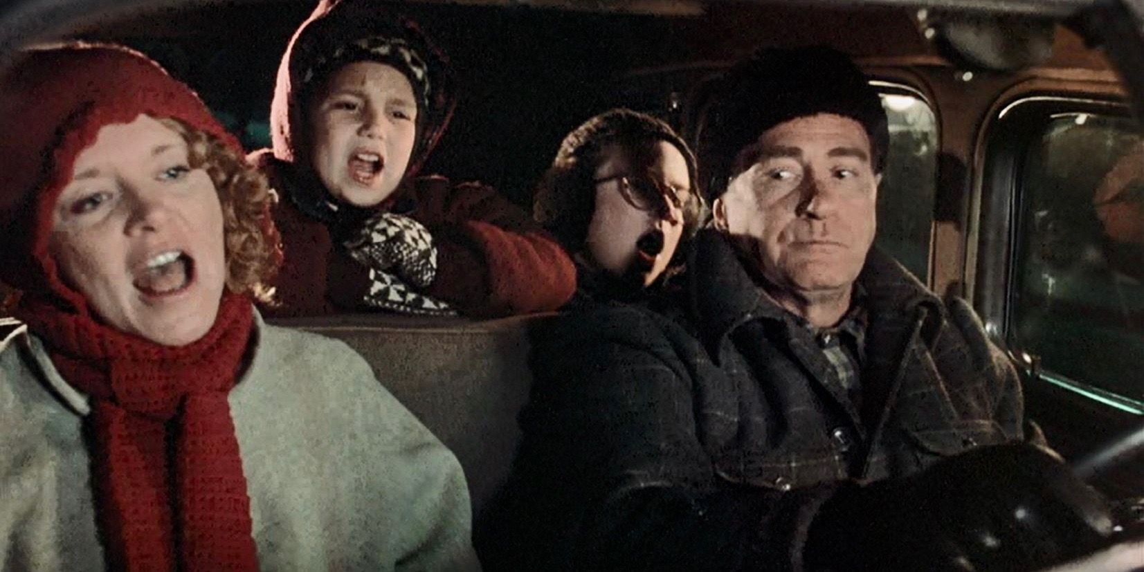 The Parker Family in A Christmas Story