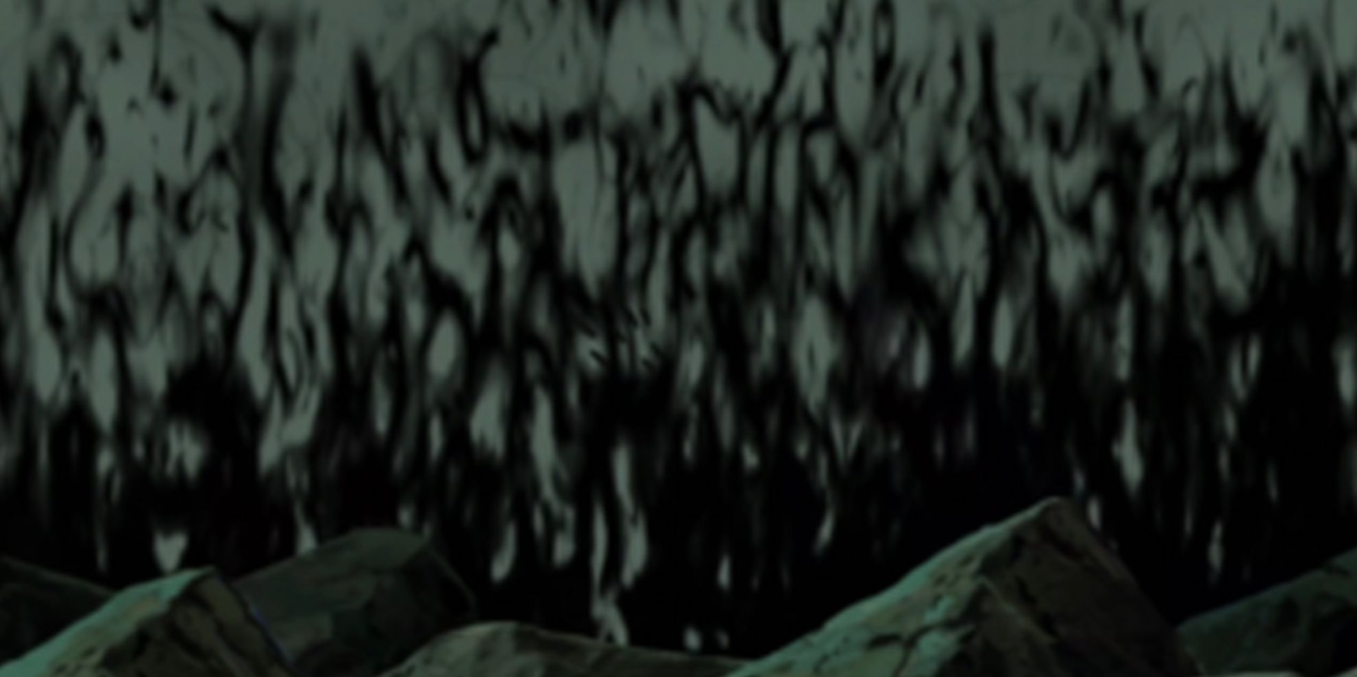 The black fire of Amaterasu burns in Naruto