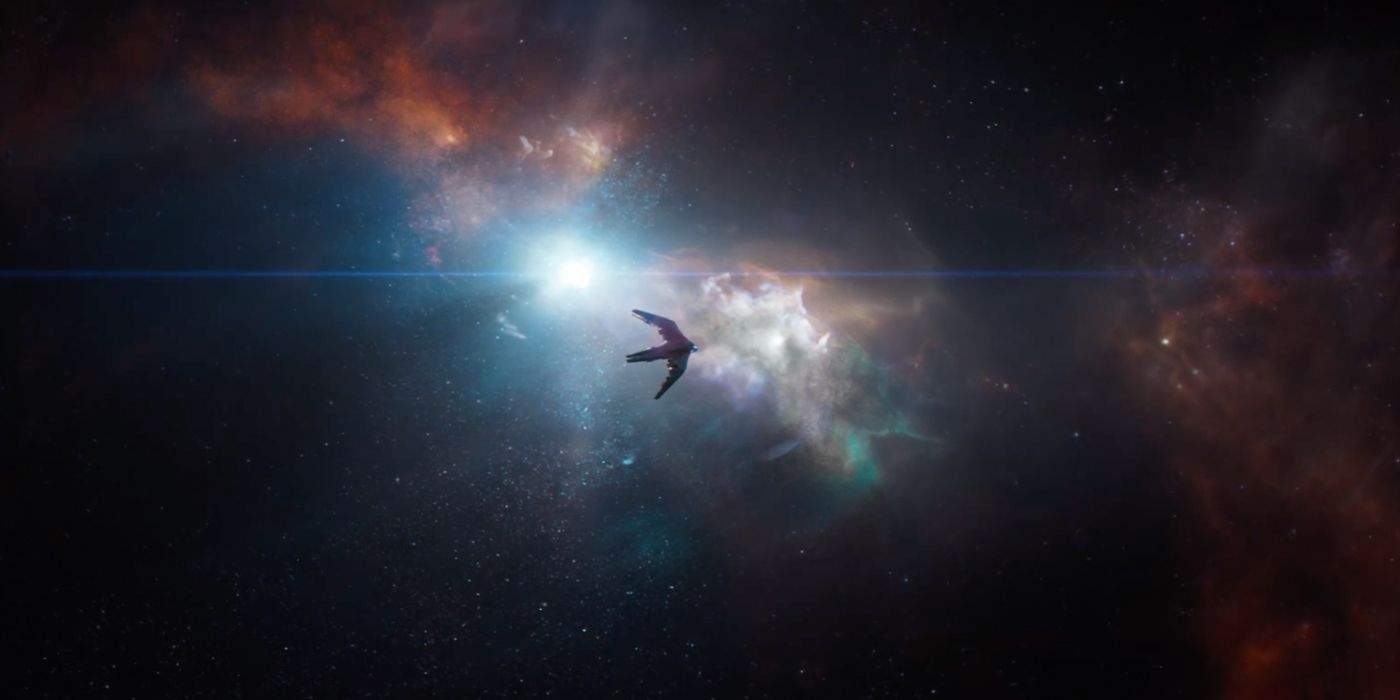 Tony - Guardian ship in space in Avengers Endgame