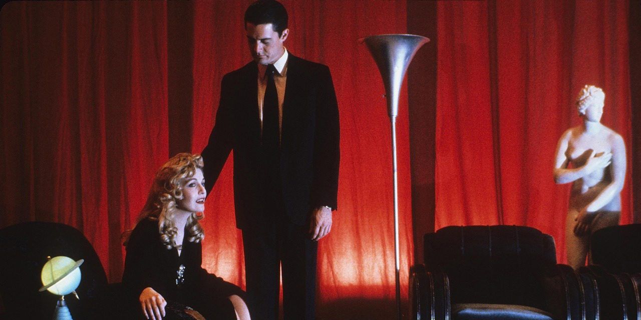 Dale Cooper and Laura Palmer in the Red Room in Twin Peaks Fire Walk With Me.