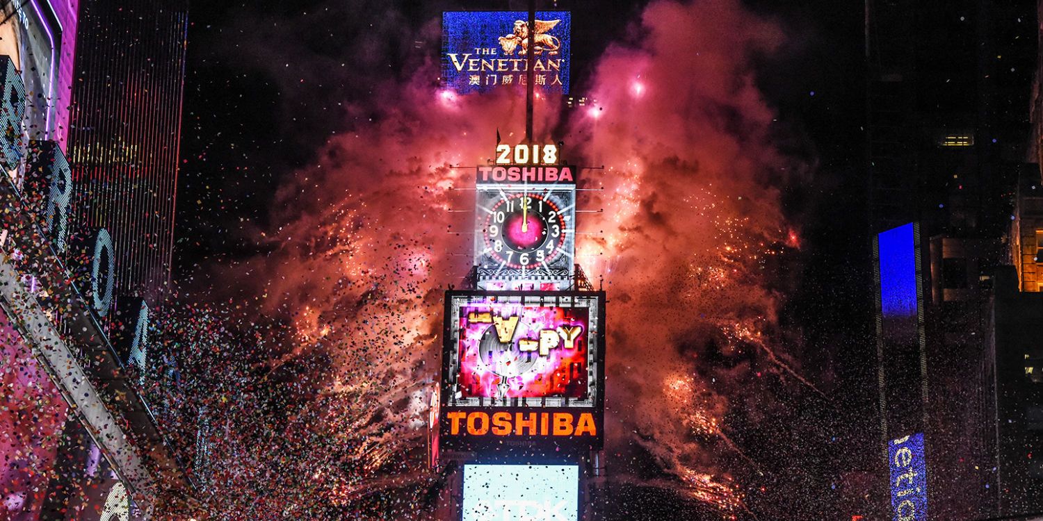 Watch Times Square New Years Ball Drop Online