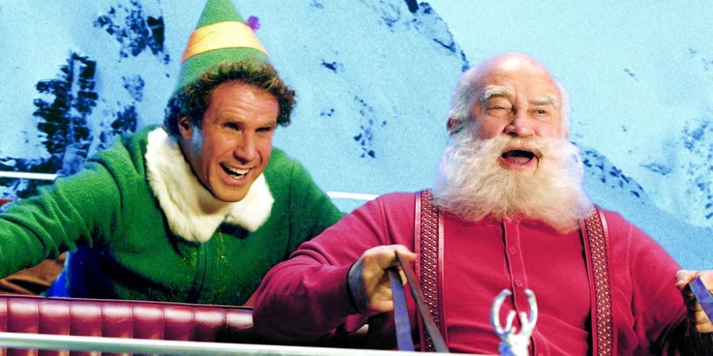 Will Ferrell and Ed Asner in Elf