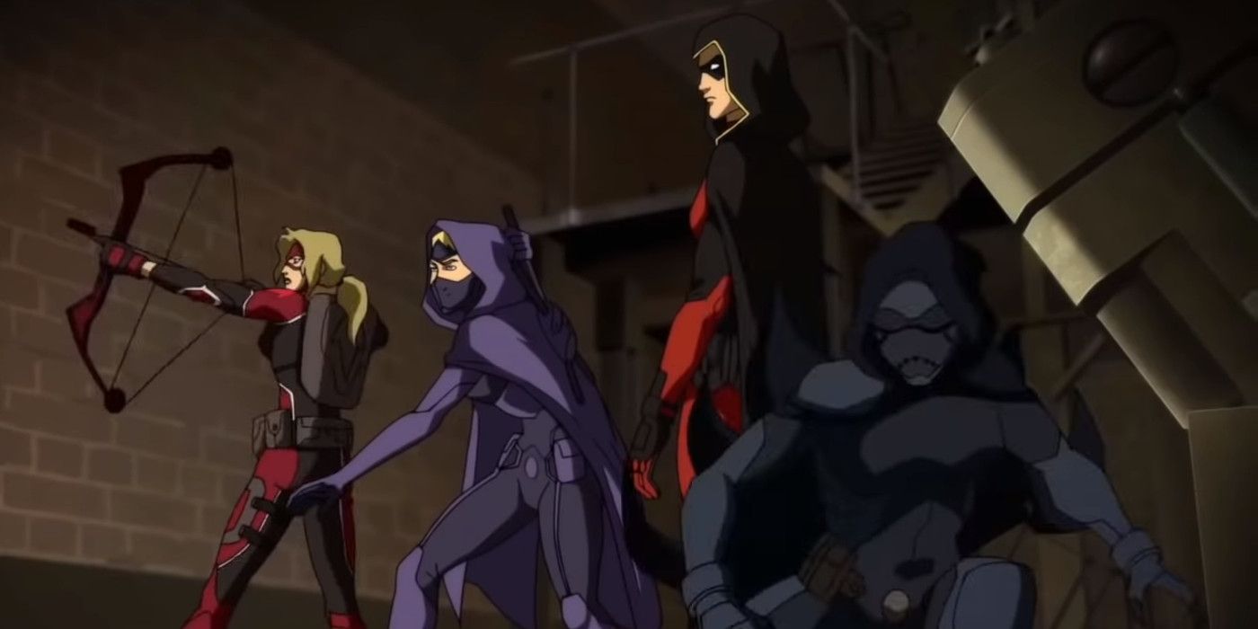 Young Justice Outsiders Arrowette Spoiler Robin