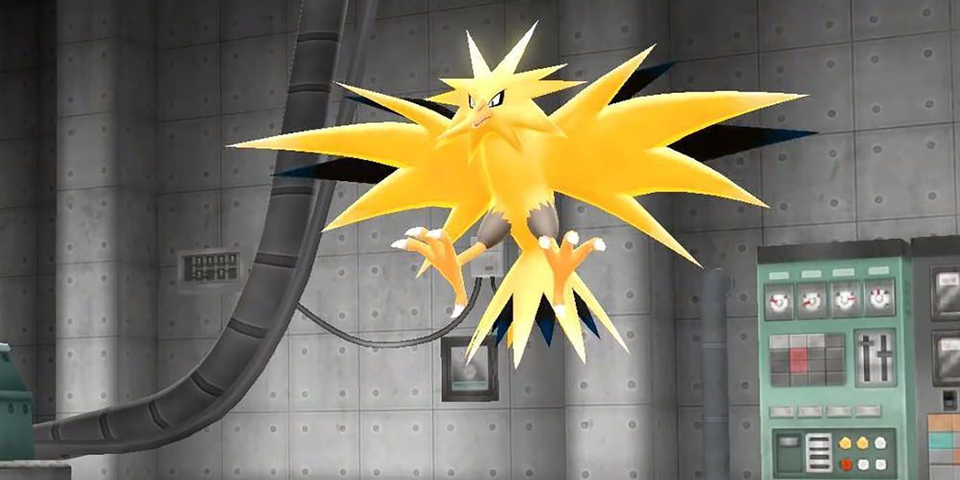 Zapdos in Lets Go Pikachu