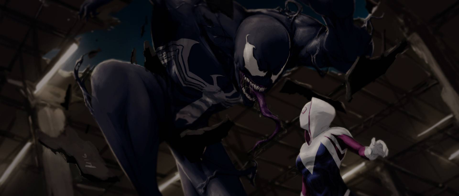 Spider gwen x venom guiltyk