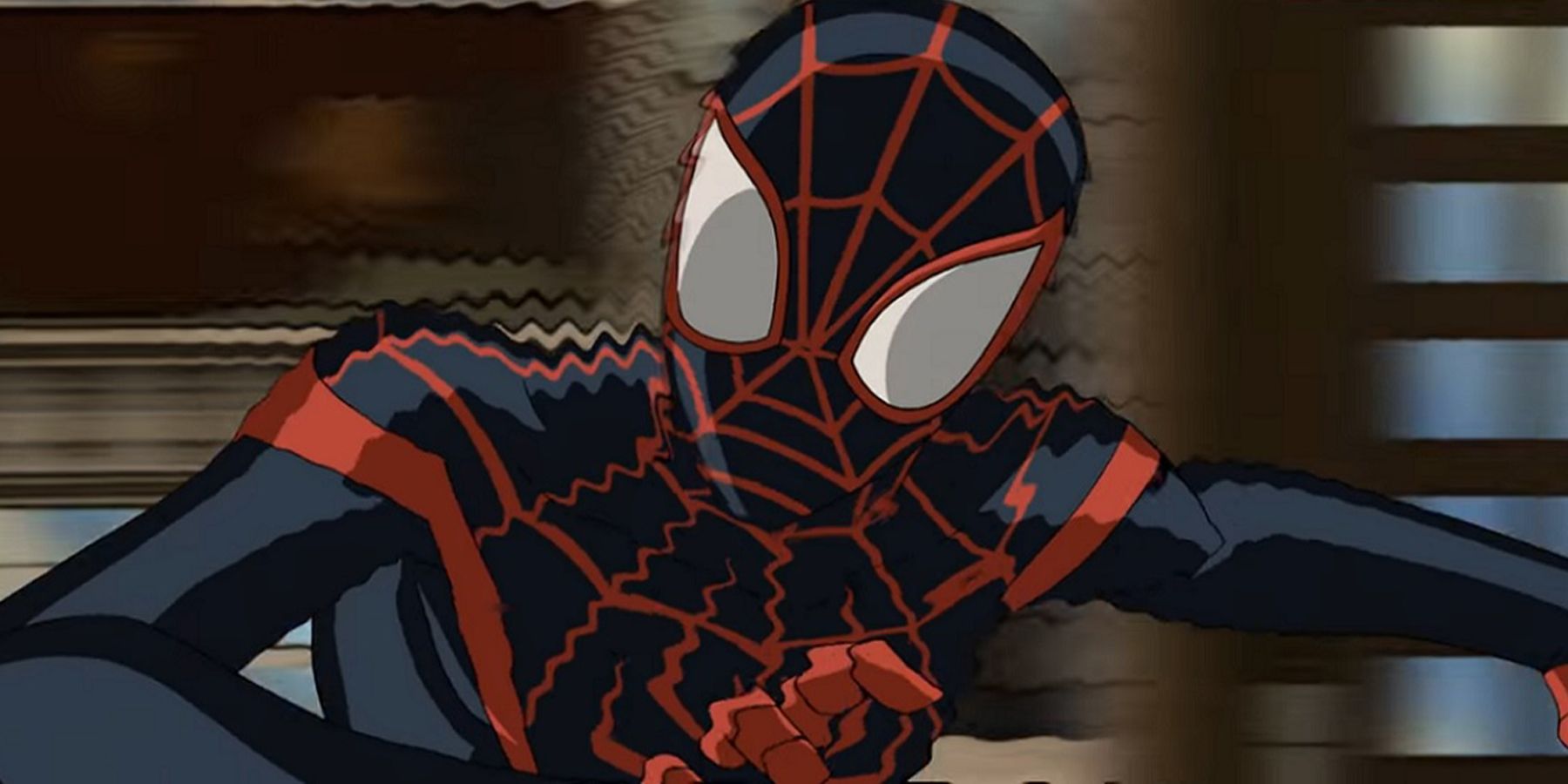 Miles Morales' spider-sense in Ultimate Spider-Man animated series