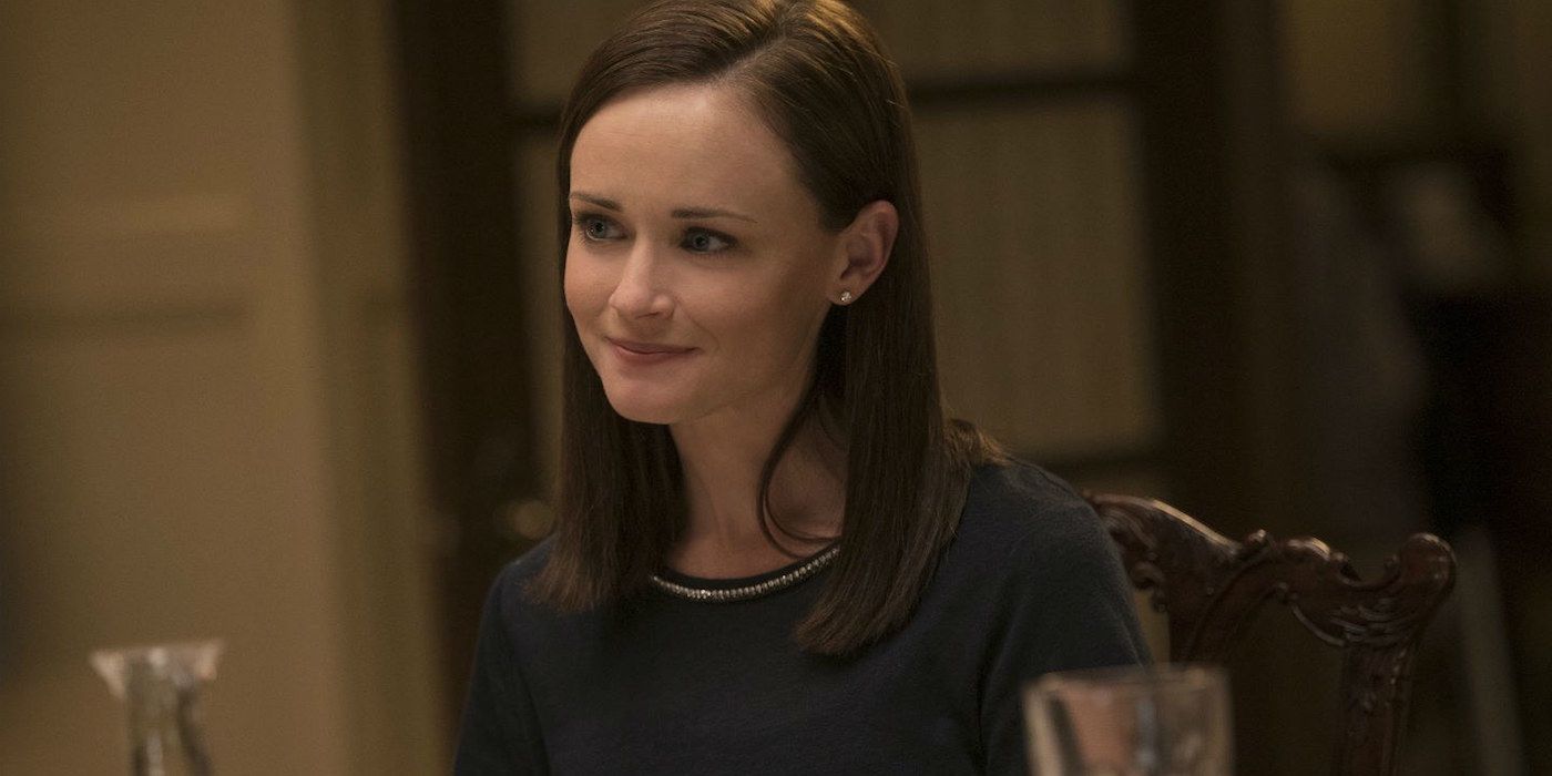 Rory Gilmore at Friday night dinner in Gilmore Girls: A Year in the life