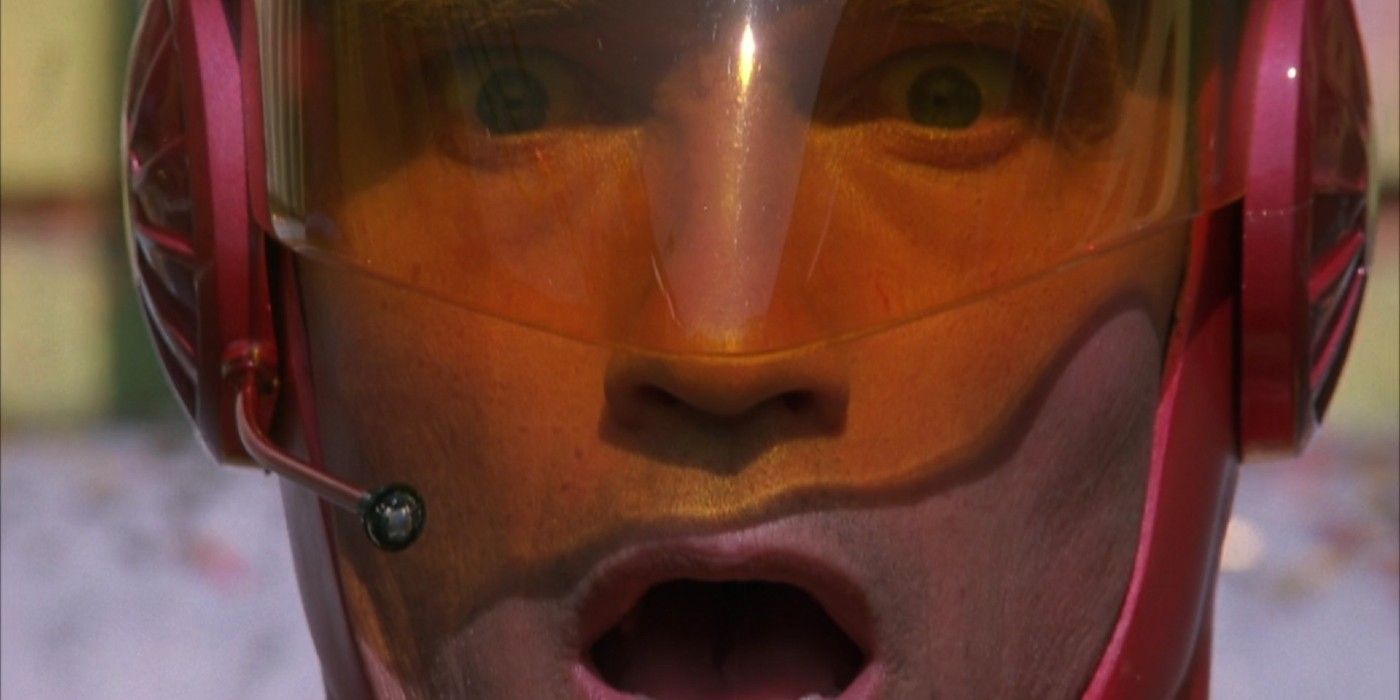 Turbo Man is shocked in Jingle All The Way