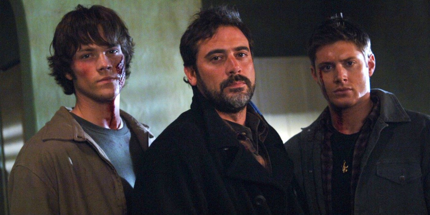 Sam, John e Dean em Supernatural