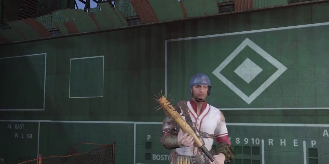 A baseball player in Fallout 4