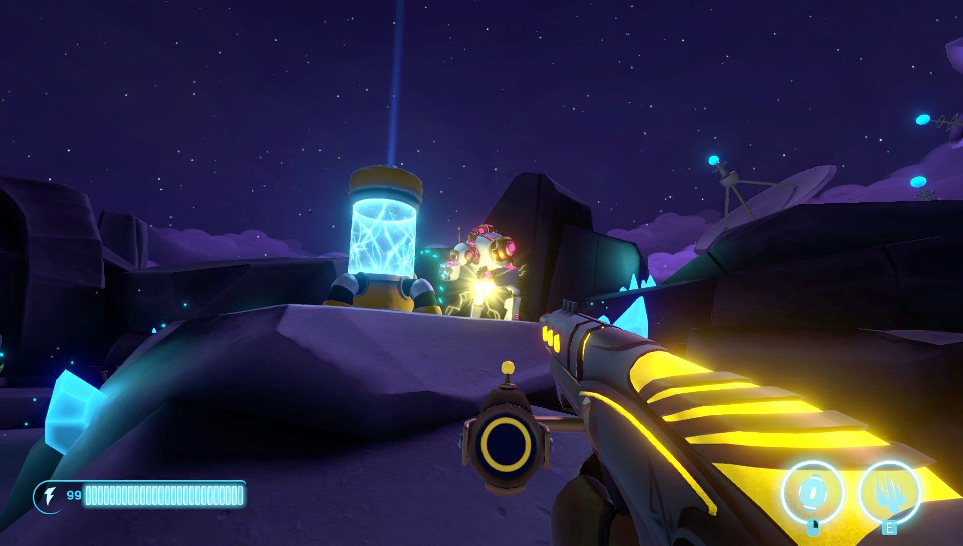 Aftercharge Game Screenshot Defend Extractors