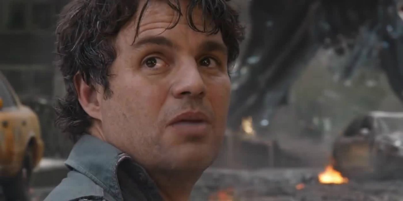 Bruce Banner looking concerned in Avengers: Infinity War