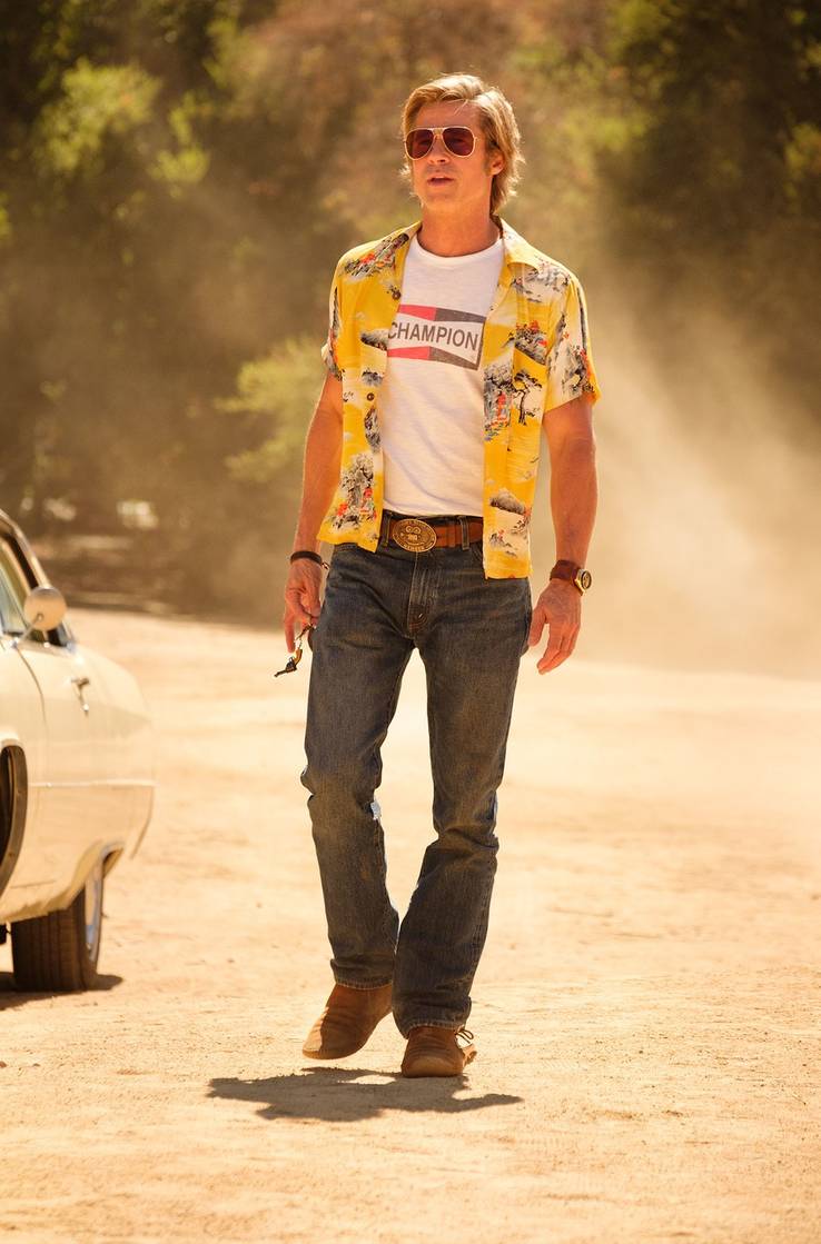 Once Upon A Time In Hollywood (Tarantino) Brad-Pitt-as-Cliff-Booth-in-Once-Upon-a-Time-in-Hollywood