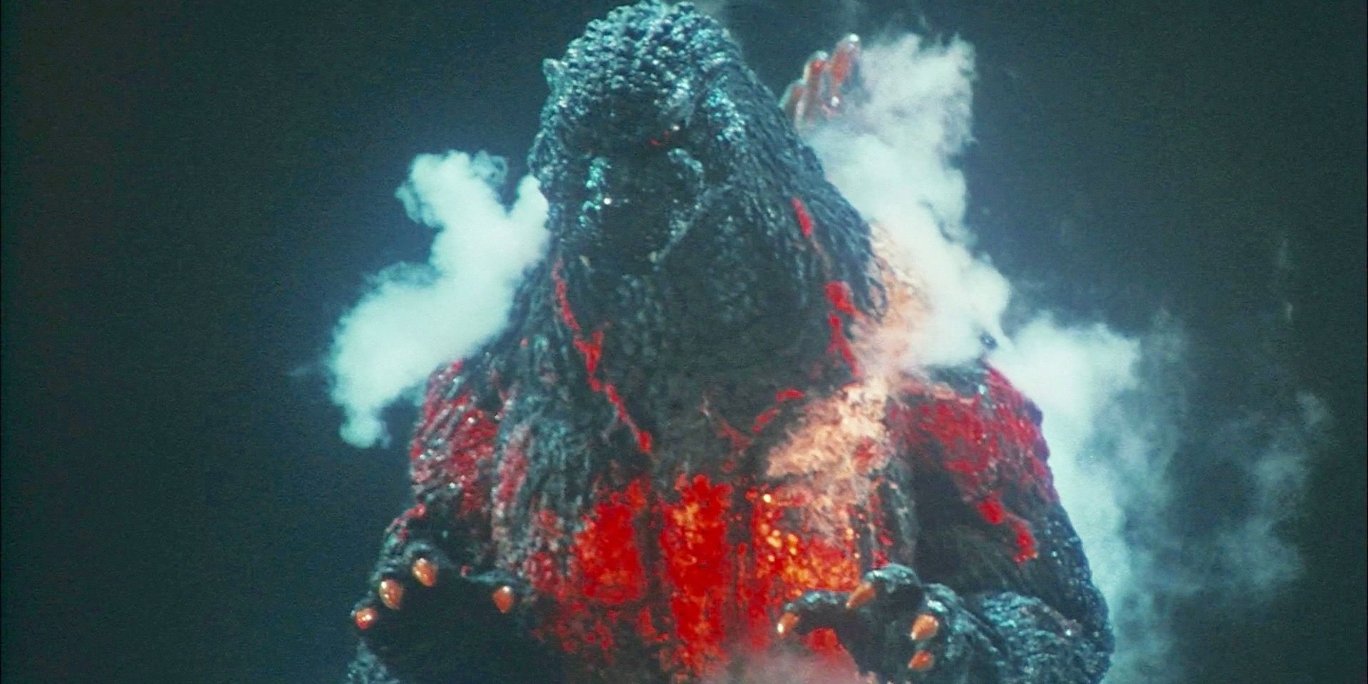 Burning Godzilla in Godzilla vs Destroyah