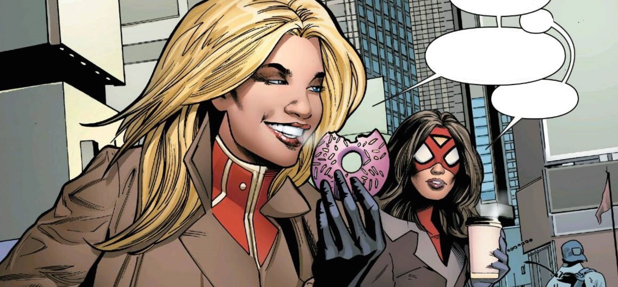 Captain Marvel And Spider-Woman