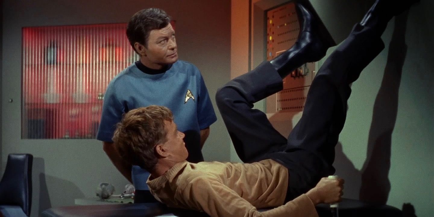 Charlie and McCoy in Star Trek