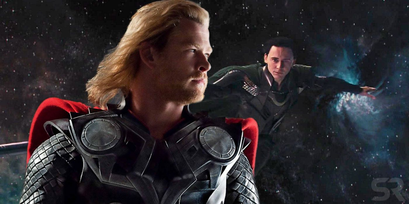 Chris Hemsworth as Thor and Tom Hiddleston as Loki in 2011 Thor Movie