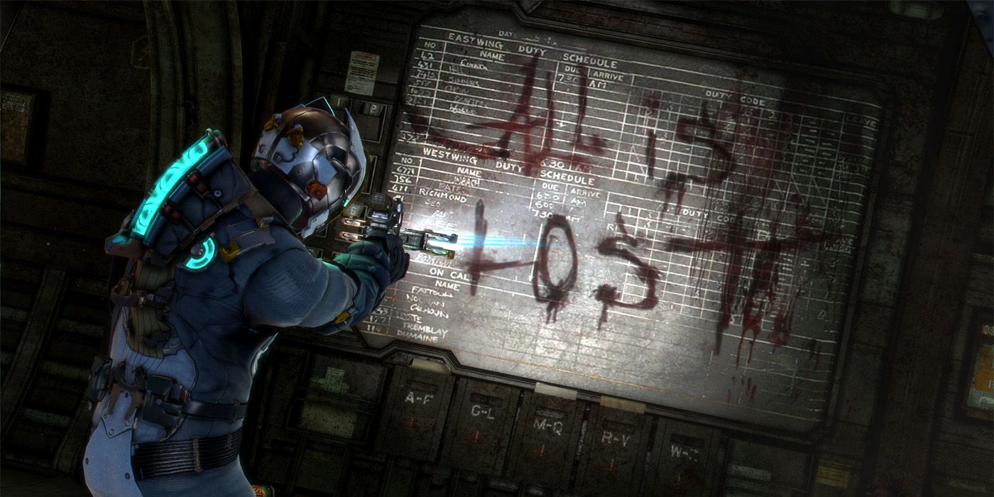 A scary message in Dead Space 3