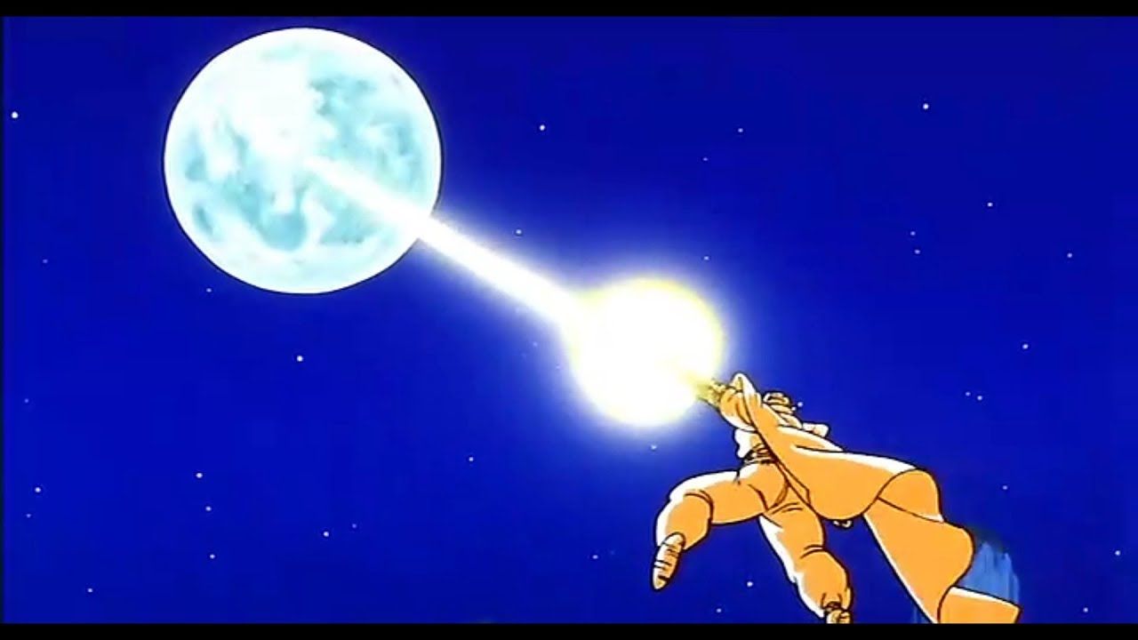Dragon Ball Piccolo Destroys Moon