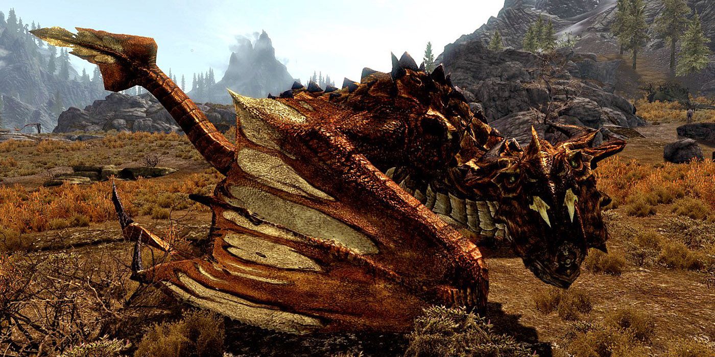 Elder Dragon in Skyrim