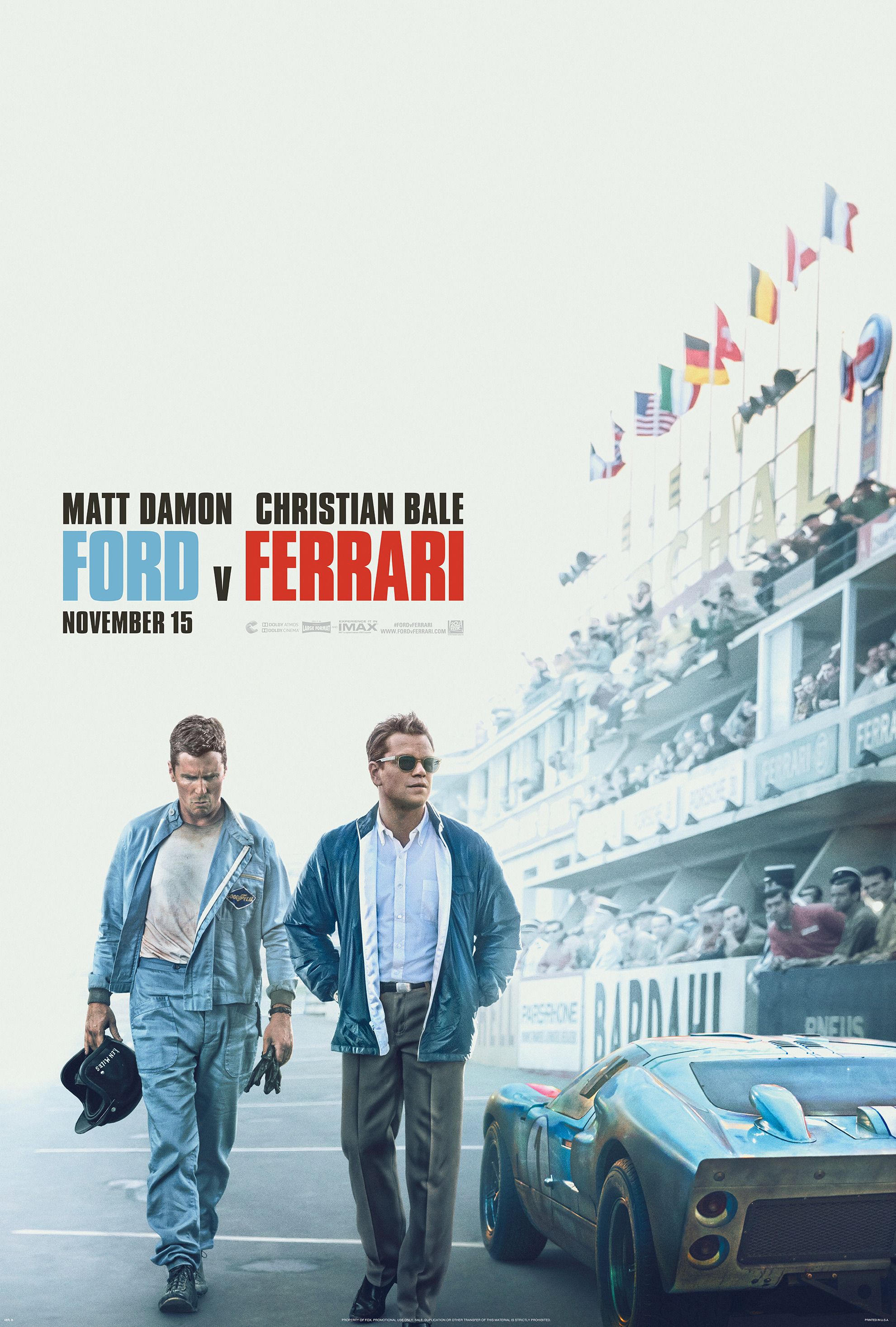 Ford v Ferrari official poster