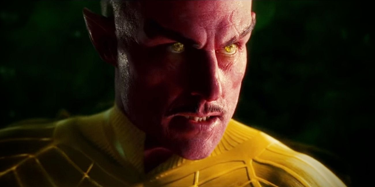 Sinestro at the end of Green Lantern