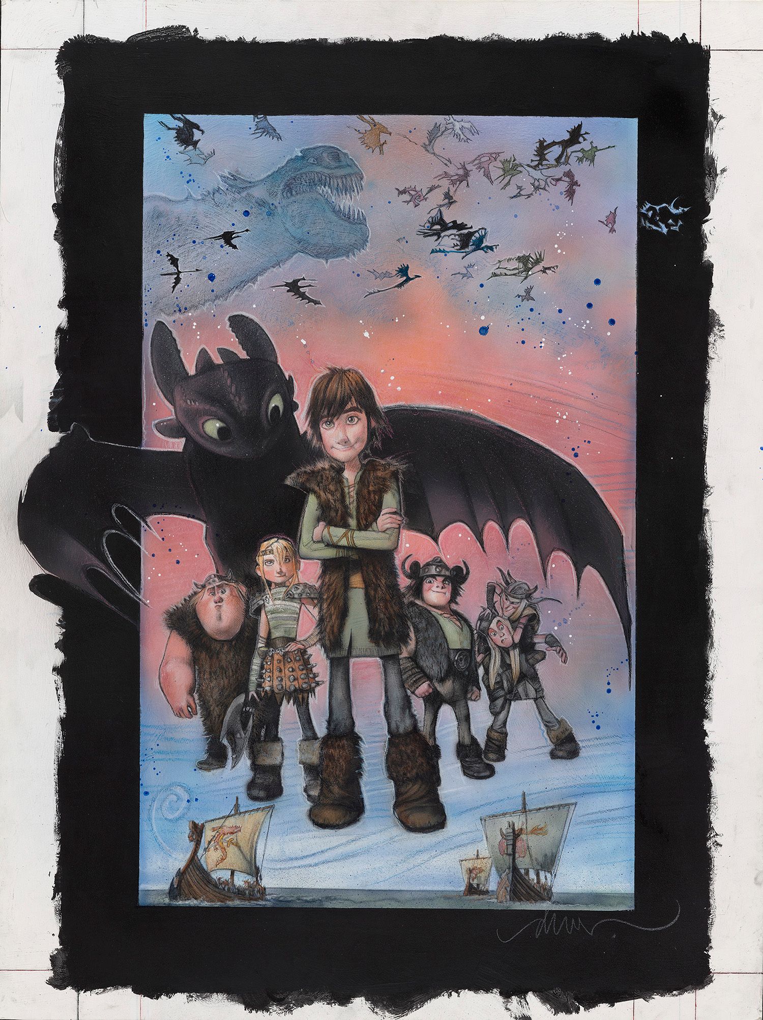 How to Train Your Dragon: Legendary Artist Drew Struzan Creates New Posters for Trilogy