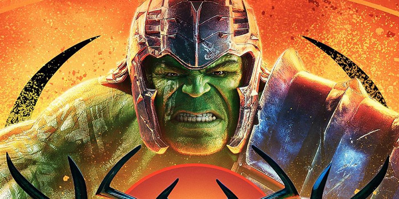 Hulk on the Thor Ragnarok poster.