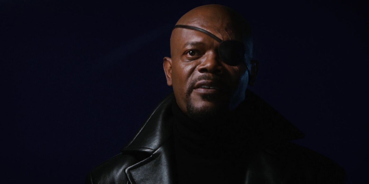 Nick Fury comes out of the shadows in Iron Man post-credit scene
