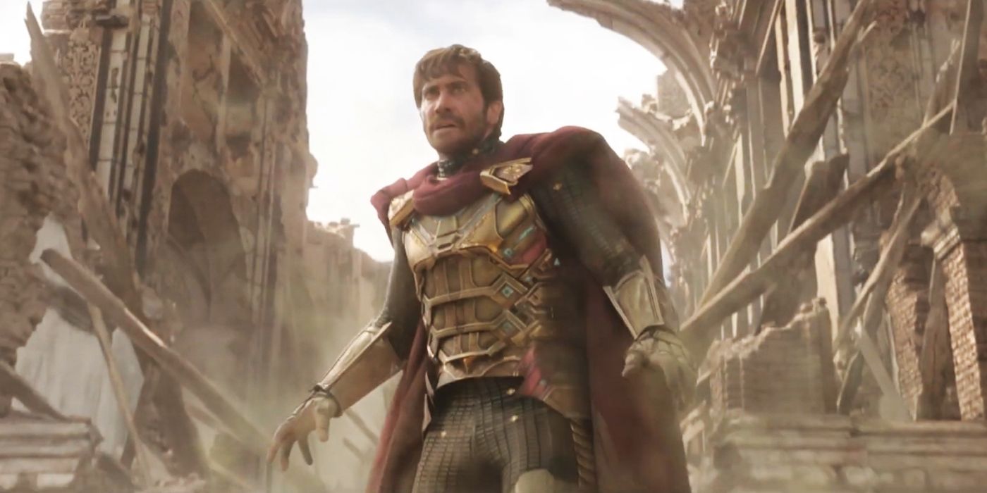 Jake Gyllenhaal as Mysterio in Spider Man Far From Home