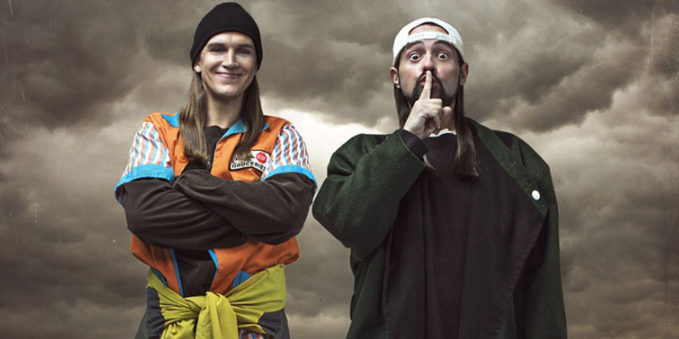 Jason Mewes and Kevin Smith as Jay and Silent Bob