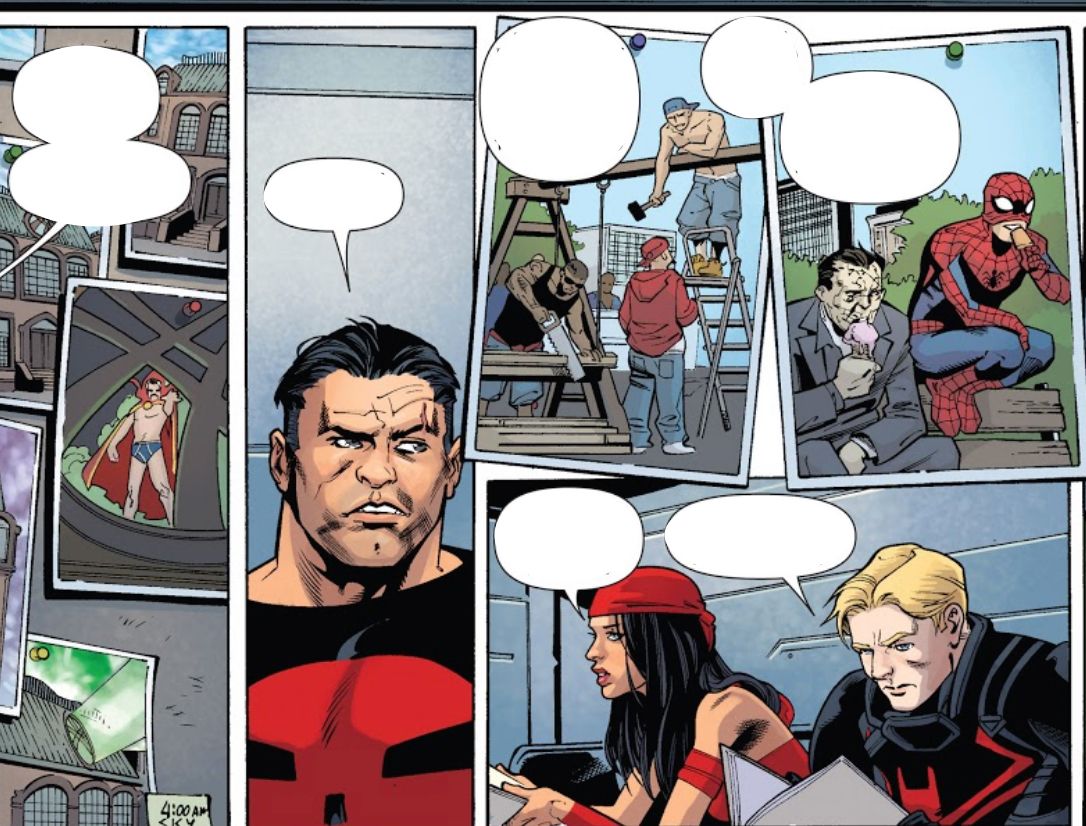 Jigsaw And Spider-Man Appear In Photographs Sharing Ice Cream In A Thunderbolts Annual