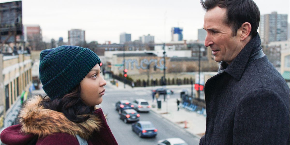 Jira Calder-Brennan and Noah Wyle in The Red Line