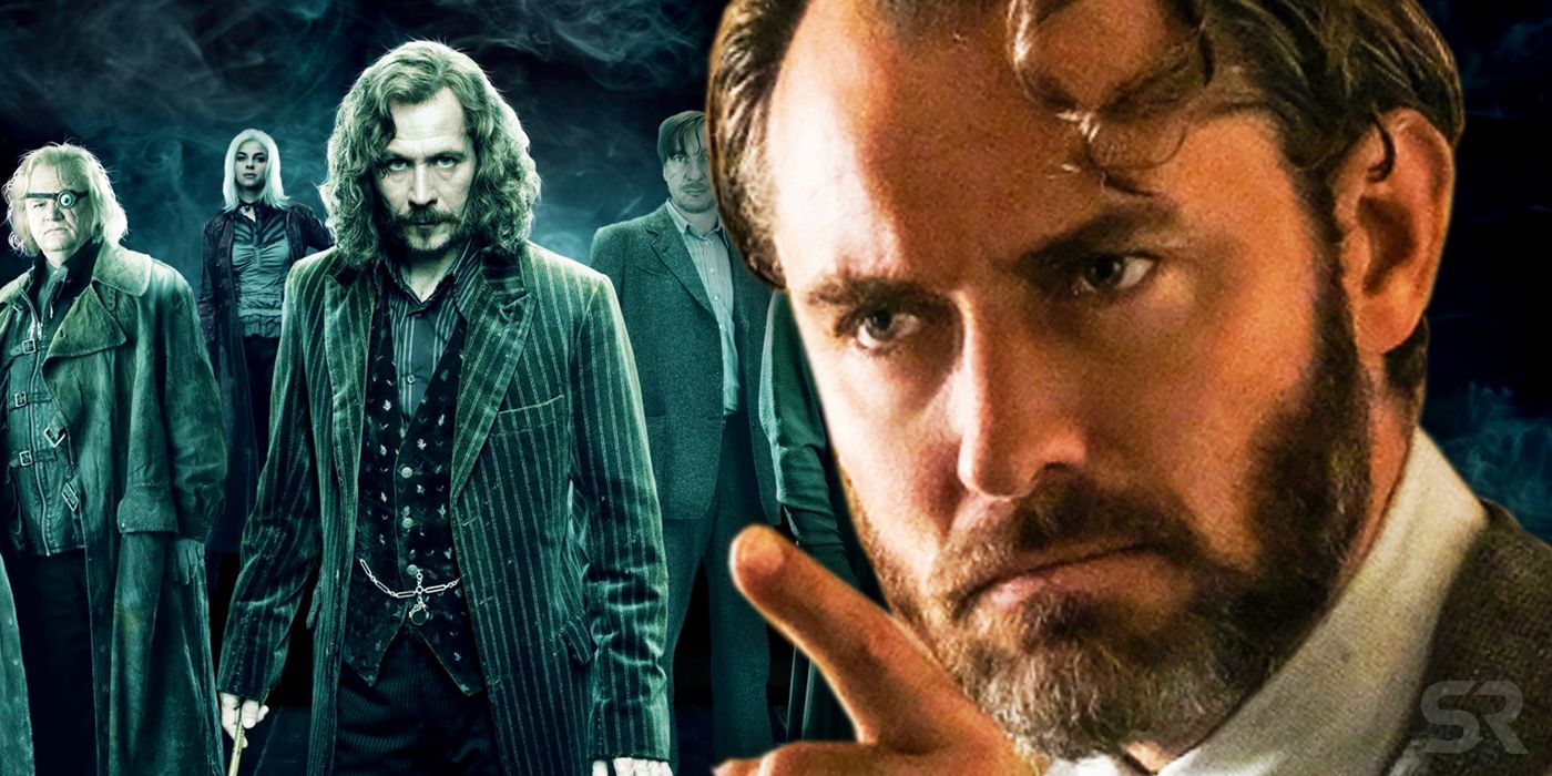 Jude Law as Dumbledore in Fantastic Beasts and The Order of the Phoenix