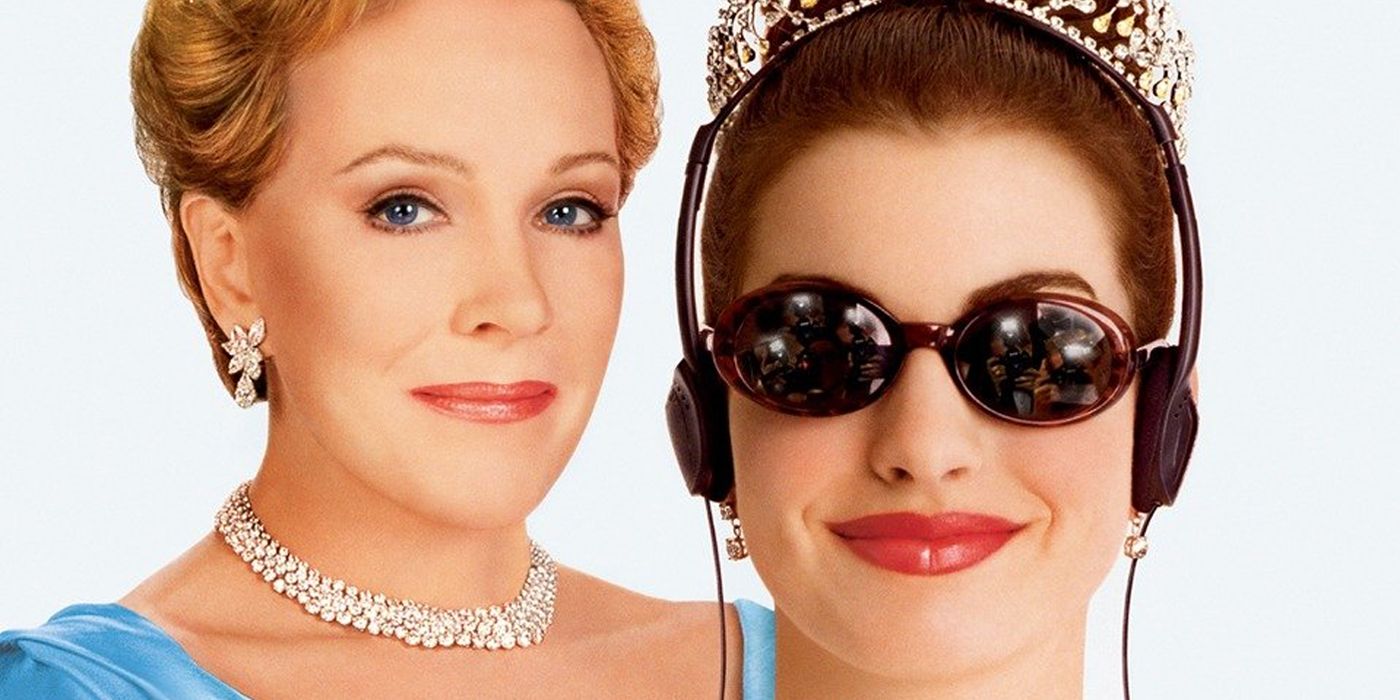 Julie Andrews e Anne Hathaway em O Diário da Princesa