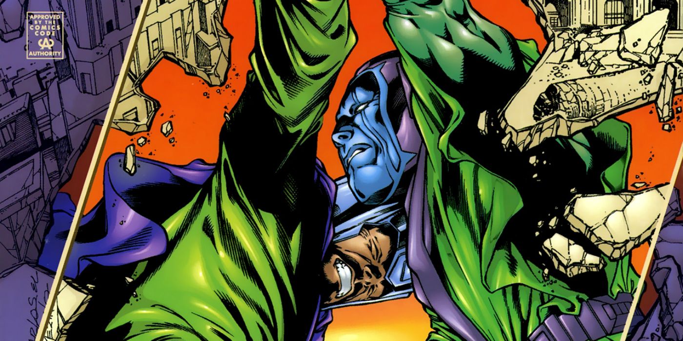 Kang The Conqueror fights Immortus in Avengers Forever comic books.