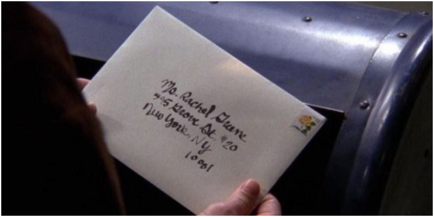 Letter addressed to Rachel in Friends
