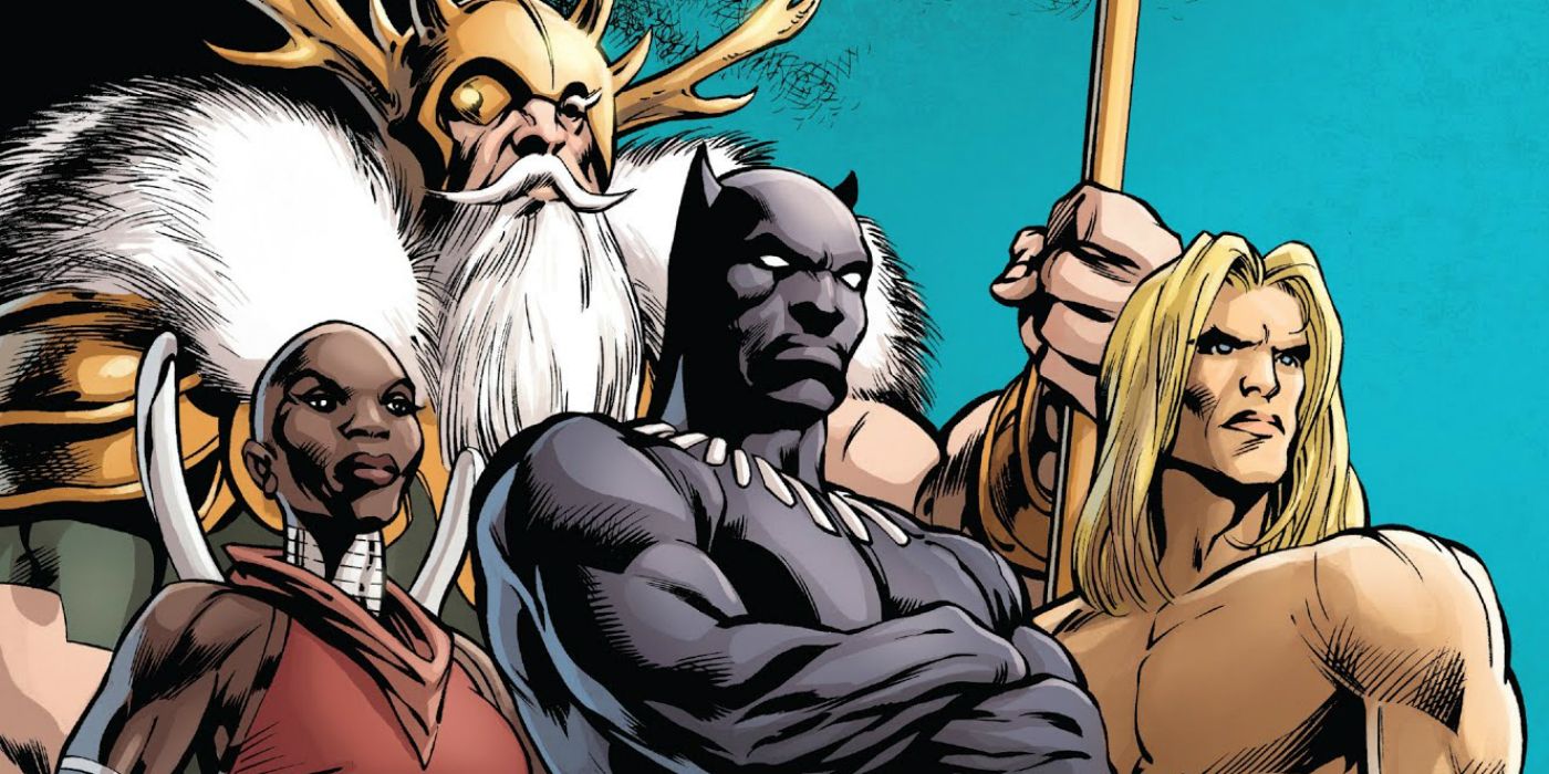 Black Panther assembles the Agents of Wakanda in Marvel Comics.