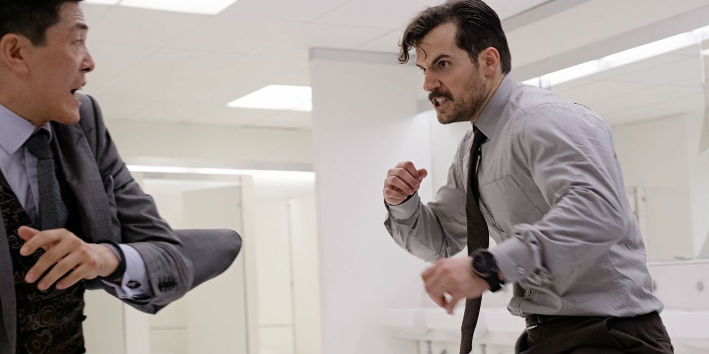 Mission Impossible Fallout Bathroom Fight Scene Henry Cavill